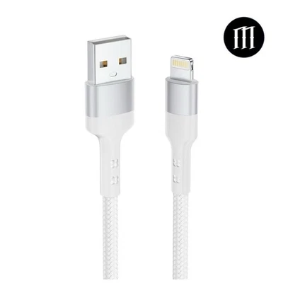 Cavetto iPhone 2 M Lightning USB Carica Rapida | con certificazione MFi 🔌 - Immagine 1 di 4