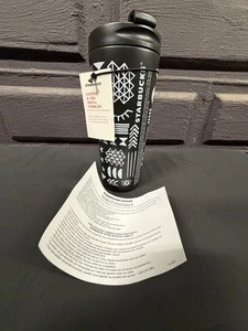 2017 Starbucks Coffee and Tea Stainless Steel Tumbler 16 Oz Tribal White Eye NEW - Picture 1 of 10