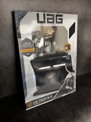 Urban Armor Gear UAG Metropolis Folio Case for Apple® iPad Pro 9.7" - Black NEW* - Image 1 of 2
