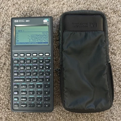 Calculadora Hewlett Packard HP 48G+ Plus 128K RAM Gráfica Probada Funcionando con Estuche Foto 1 de 4
