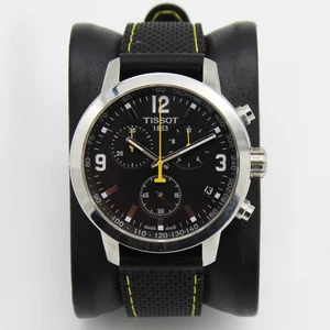 Men's Tissot PRC 200 Black Dial Pre-owned T055.417.16.057.00 - Picture 1 of 6