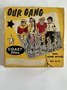 OUR GANG Clubhouse 8mm Home Movie REEL 50’ COAST FILMS - Imagen 1 de 4