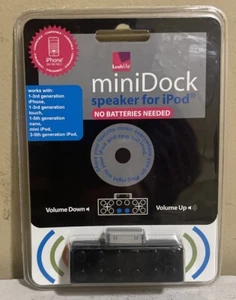 iPod Building Block Speaker Mini Dock Amplifier Black New in Package Lush Life - Picture 1 of 2