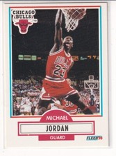 90/91 FLEER MICHAEL JORDAN CARD #26