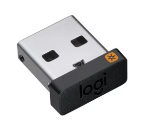 Logitech Unifying Receiver Extra Adapter for Flow Mouse Connects Two Computers - Picture 1 of 6