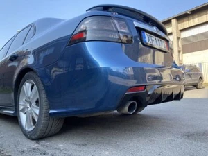 Spoiler/diffusore paraurti posteriore aggiuntivo Aero look per Saab 9-3 - Foto 1 di 8