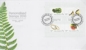 Nueva Zelanda 2010 - Mini hoja de estampillas personalizadas FDC - SG 3238MS - CTO - Imagen 1 de 1