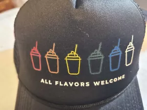 All Flavors Welcome Black Baseball Hat - Picture 1 of 3