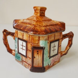 Keele Street Pottery Cottageware Cottage Sugar Bowl with Lid ~ LOVELY💐Freepost - Picture 1 of 11