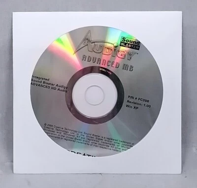NEW Audigy Advanced MB for Win XP CD Rev. 1.00 DP/N 0FC779 - Image 1 of 2