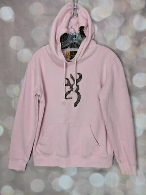 Sudadera con Capucha Pullover Camuflaje Rosa Browning Para Ella Para Mujer Talla M Foto 1 de 4