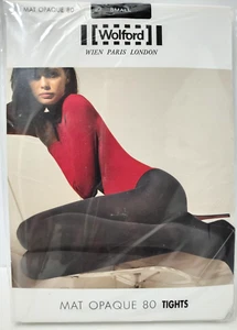 Pantimedias Wolford Mujer Mat Opaco 80 Negras Talla Pequeña S 184-20 Sólidas - Imagen 1 de 4