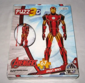 PUZZ3D Iron Man Marvel Avengers Milton Bradley Puzzle 67 Pieces BRAND NEW/SEALED - Picture 1 of 4