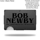 Custom Stranger Things Bob Newby Laser Engraved Wallet - Pick A Wallet Color