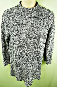 GRAU & WEISSER LEICHTER LANGARM PULLOVER, FOREVER 21, GR. M (UK 12), LT280 - Bild 1 von 2