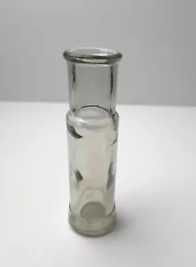 Antiker Klarglas Zylinder Apotheker Drogen/Medizin Flasche - Bild 1 von 7