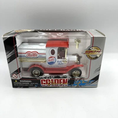 Diecast Pepsi-Cola Coin Bank  Limited Edition Golden Classic SEALED IN PACKAGE - Image 1 of 4