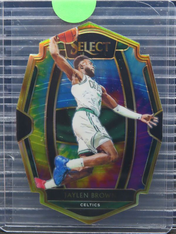 2018-19 Select Jayson Tatum Premier Level Tie-Dye Die-Cut Prizm #02/25 T234