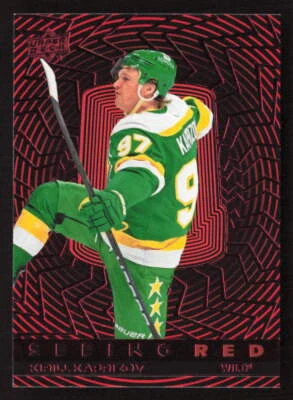 2023-24 Upper Deck Extended Series #SR-87 Kirill Kaprizov Seeing Red - Image 1 of 2