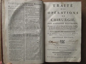BERTRANDI : TRAITE DES OPERATIONS DE CHIRURGIE, 1784. 4 planches - Imagen 1 de 11