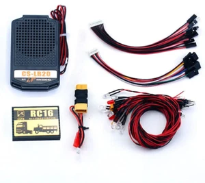 2In1 Sound Light Simulation System 1/10 1/14 For Tamiya Truck SCANIA 770S TRX4 - Picture 1 of 23