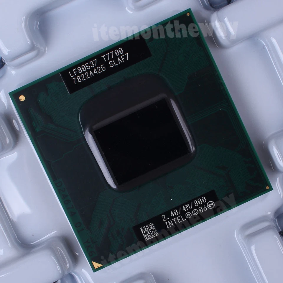 Original Intel Core 2 Duo T7700 SLAF7 SLA43  Prozessor 2.4 GHz M Sockel - Immagine 1 di 1