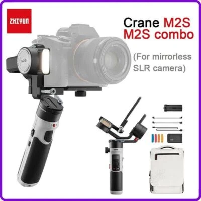 ZHIYUN CRANE M2S Combo Kit 3-Axis Gimbal Stabilizer for Action Camera Smartphone - Image 1 of 4
