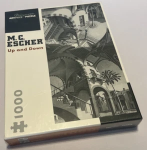 M.C.Escher Up and Down Pomegranate Jigsaw Art Puzzle 1000 Pieces New - Picture 1 of 5