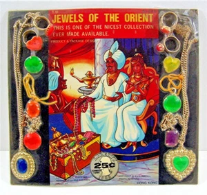Gioielli dell'Oriente Anelli Asst Gioielli Old Gumball Distributore Automatico Disp Card #194 - Foto 1 di 1