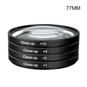 Macro Lens Filter Kit Multi-layer Coated 49-82mm Filters +1/+2/+4/+10 for Camera - Picture 1 of 16