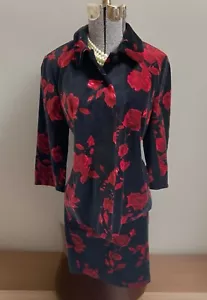 Talbots Skirt Suit Size Petite 12P Skirt Two Piece Set French Placket Pockets - Picture 1 of 24