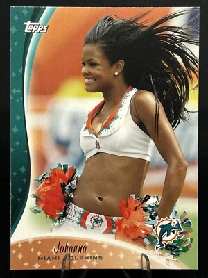 JOHANNA 2009 Topps Football Cheerleaders Insert #C12 Miami Dolphins - Image 1 of 2