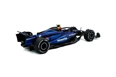 SOLIDO S1814402 WILLIAMS F1 TEAM FW46 BLUE L.SARGEANT SAUDI ARABIA GP 2024 1/18 - Image 1 of 4