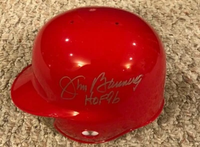 JIM BUNNING AUTOGRAPHED SIGNED Philadelphia Phillies MINI-HELMET JSA COA/HOLO  - Image 1 of 4