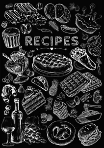 Recipes: Blank Recipe Book to Write in Your Own Recipes | Fill in Your Favorite - Picture 1 of 12