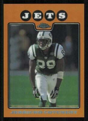 2008 Topps Chrome Gold Refractors #TC64 Jerricho Cotchery /199 - Image 1 of 2