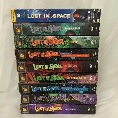 9 Lost In Space VHS  stranger derelict hungry Sea War of robots keeper Giant - Image 1 of 4