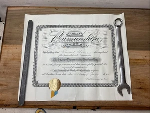 5 de junio de 1934 Graves escritura progresiva caligrafía certificado Austin Tx Shlf3 - Imagen 1 de 7