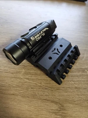 Dual Picatinny Torch Scope Accessories Mount Rail - Image 1 of 2