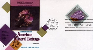 COMMEMORATING AMERICAN MINERAL HERITAGE - 1974 - DC3038 - Picture 1 of 1