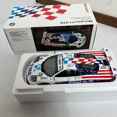 Modellino auto Minichamps 1/18 McLaren F1 GTR BMW Team Bigazzi Le Mans - Immagine 1 di 4