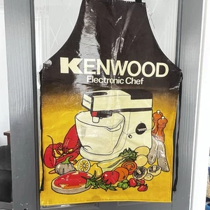 Vintage 1970's Kenwood Chef Apron Wipeable Vinyl / PVC & Cotton By Sari Specials - Picture 1 of 13