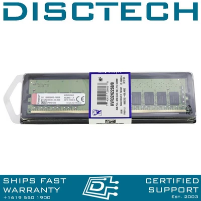 Kingston KVR32N22S8/8 DDR4 PC4-25600 1Rx8 UDIMM NON-ECC DDR4-3200MT/s RAM Memory - Image 1 of 2