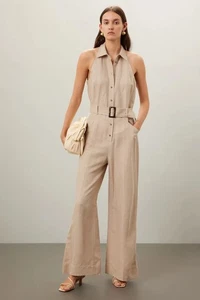 Club Monaco $348 tuta senza maniche con colletto taglia US 0 - Foto 1 di 7