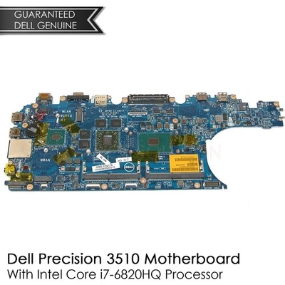 NEW Dell Precision 3510 Intel Core i7-6820HQ 2.7GHz LA-C841P Motherboard 0D152 - Image 1 of 3
