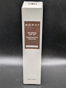 MONAT BB Creme LSF 40 Feuchtigkeitscreme Foundation geröstete Mandel 1,18 oz NEU VERSIEGELT - Bild 1 von 3