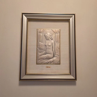 Quadro In Argento *925 In Bassorilievo - Immagine 1 di 4