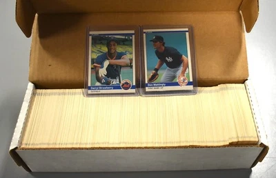 1984 Fleer Baseball Complete Set #1-660 Don Mattingly Darryl Strawberry Rookies - Image 1 of 3