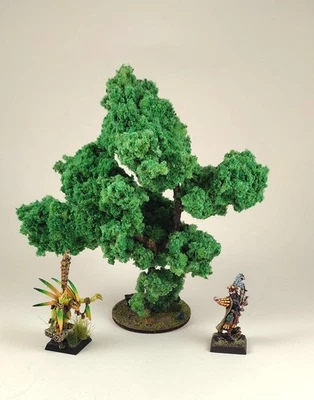 Arbre / tree : Décor wargame / crèche ( 9thAge, Warhammer, lotr, sda mesbg ) G4 - Immagine 1 di 4