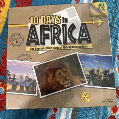 10 Days In Africa Board Game New In Sealed Package Rare New - Image 1 of 4